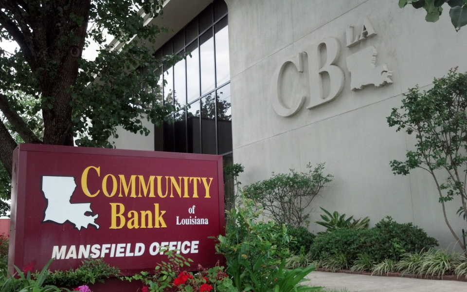 Community Bank of Louisiana Main Branch Mansfield Louisiana